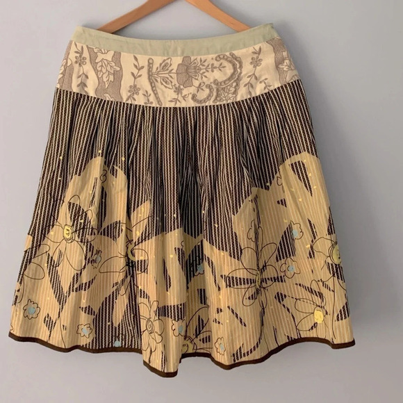 Cabi Treasure skirt size 6 100% cotton Y2K phoebe style summer skirt - Picture 3 of 5